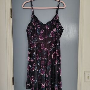 Floral Spaghetti Strap Dress